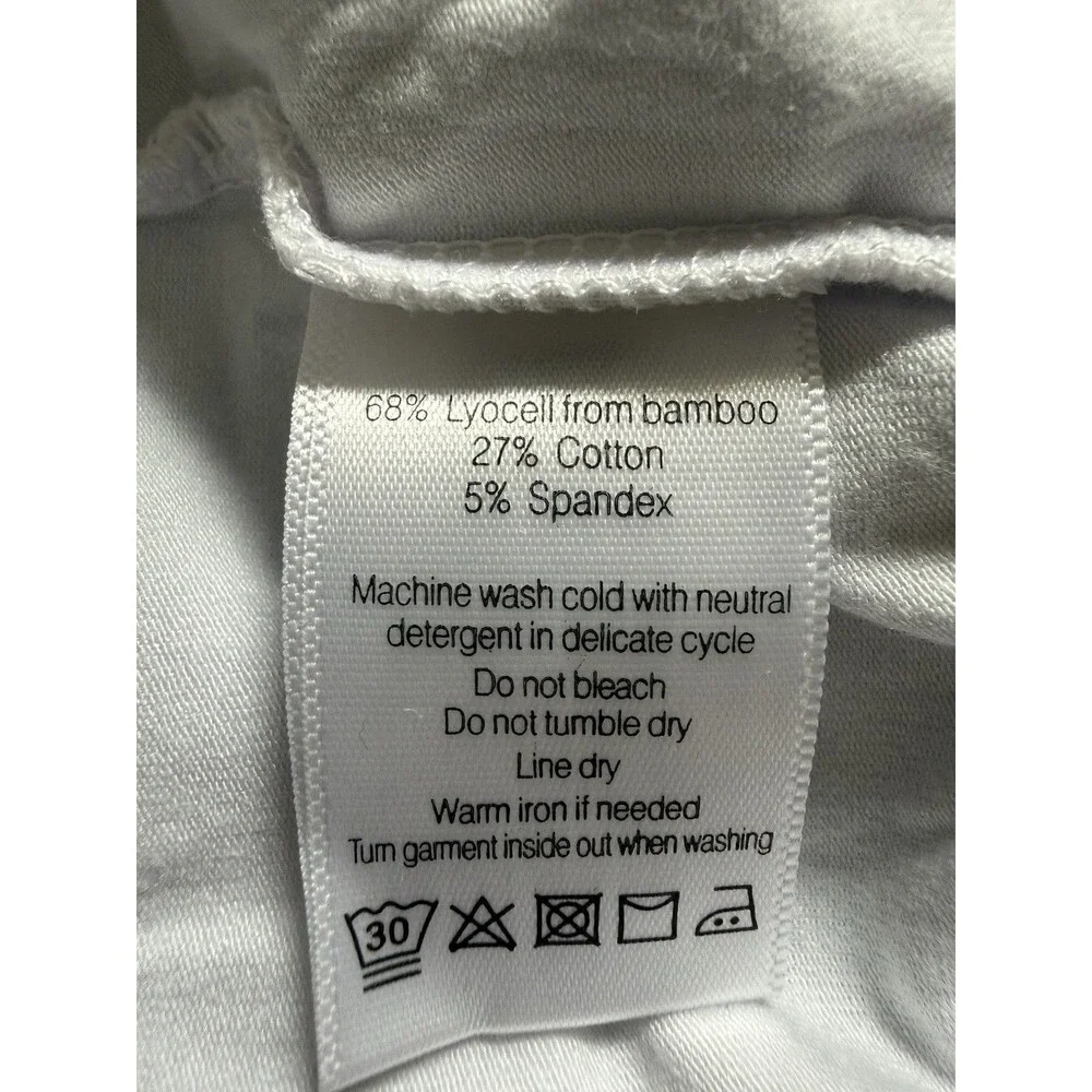 Alo Yoga White Short Sleeve T-Shirt Crewneck Top New Size M